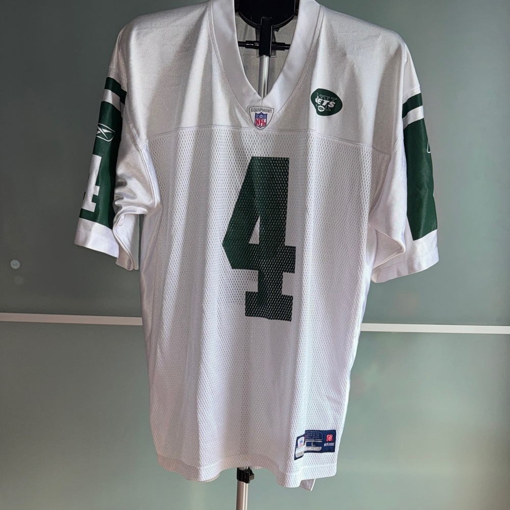 Reebok New York Jets Brett Favre #4 NFL football jersey